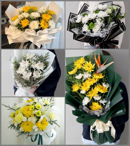 贵州黔南州平塘县掌布镇新坪村白事花束代送